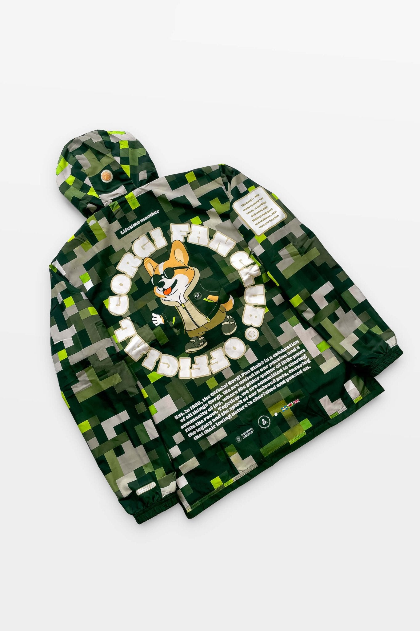 Official Corgi Fan Club© Ultimate Dogwalker Rain Jacket - Dogloverclothing.com