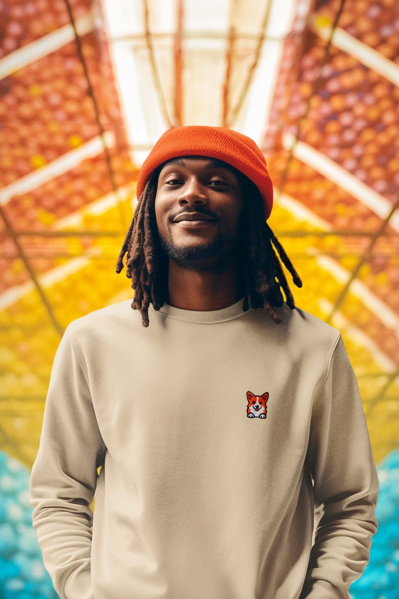 Premium Corgi Pocket Pal Sweatshirt - Dogloverclothing.com