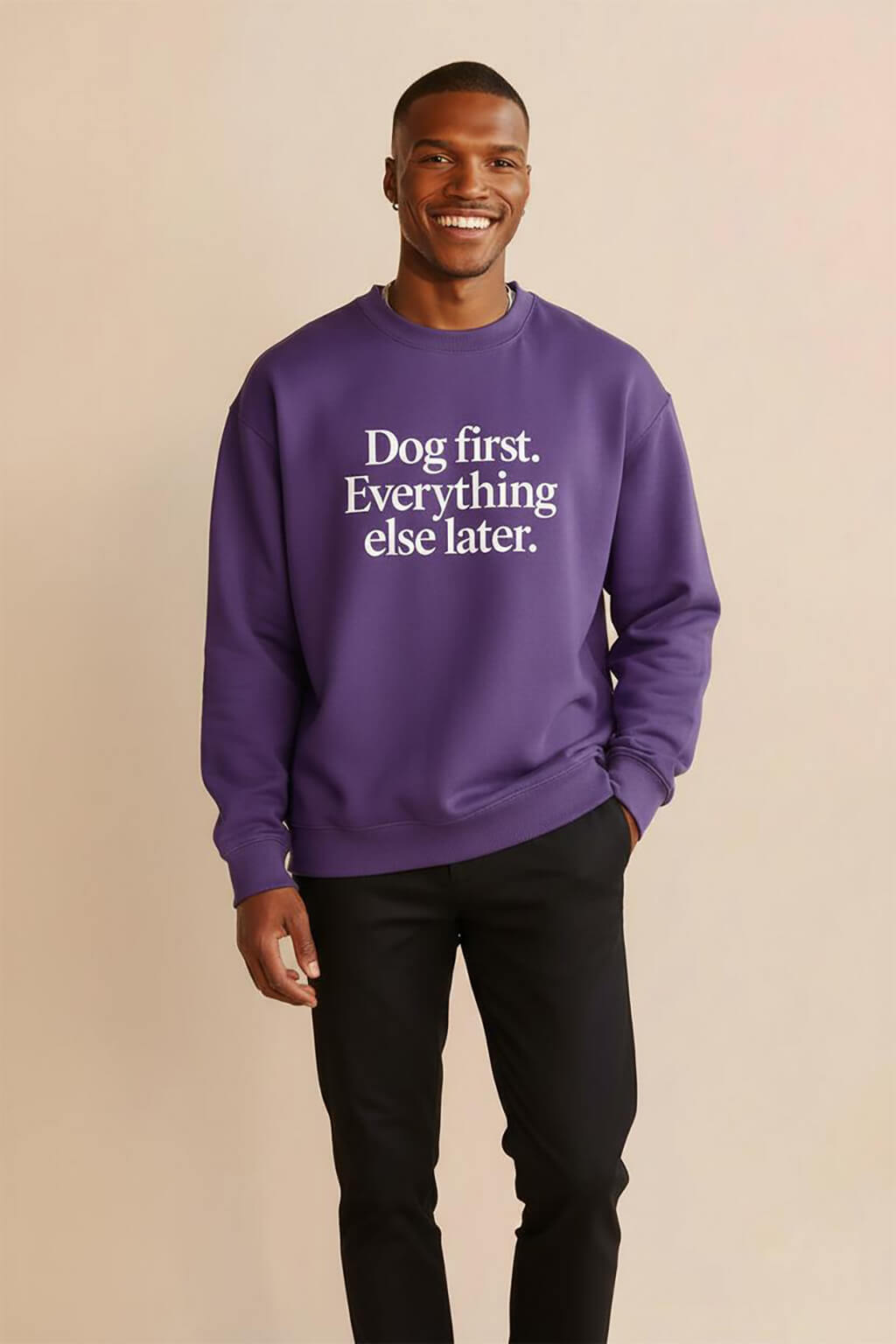 Funny Dog First Unisex Sweatshirt