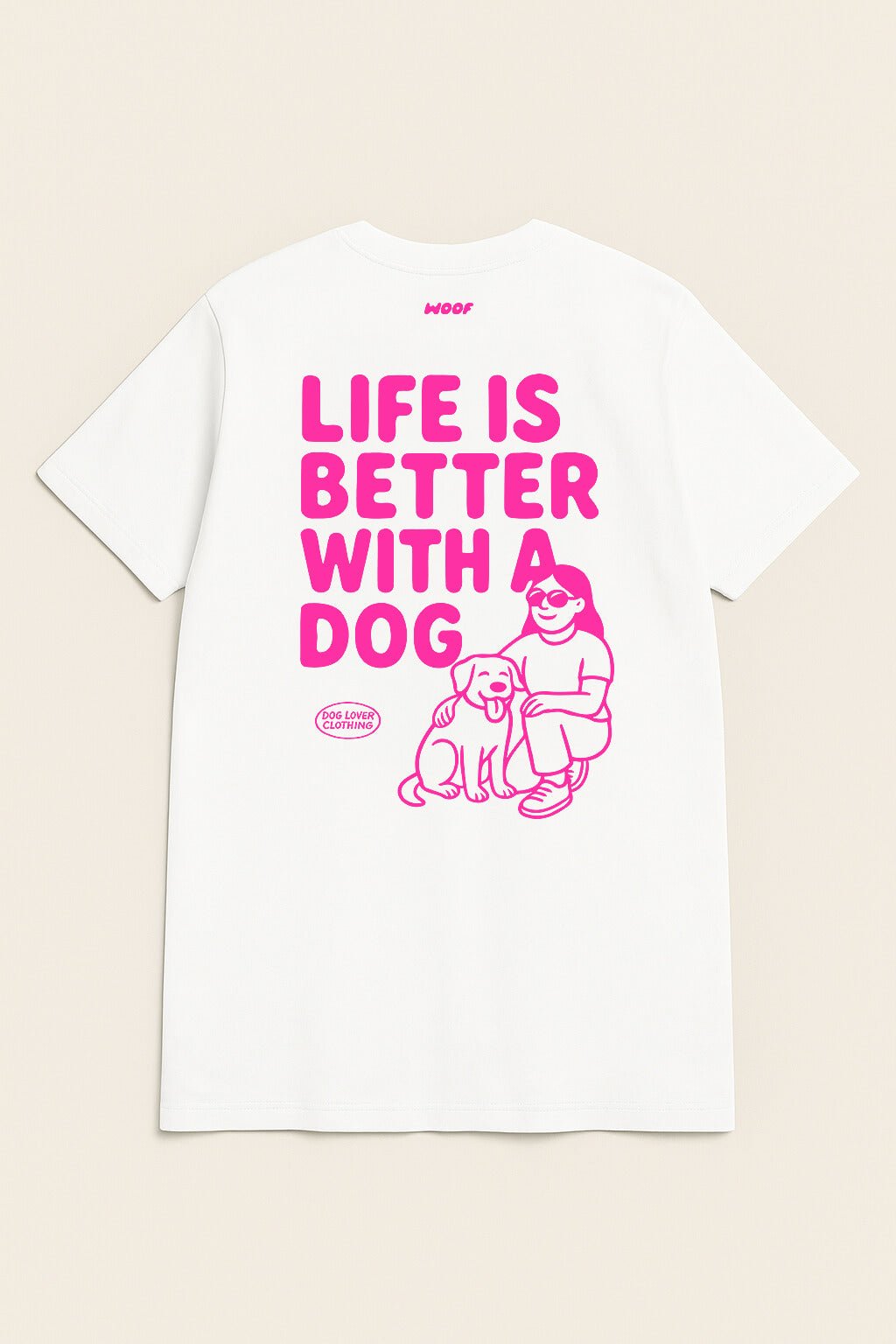 Soft Life is Better with a Dog T-Shirt.