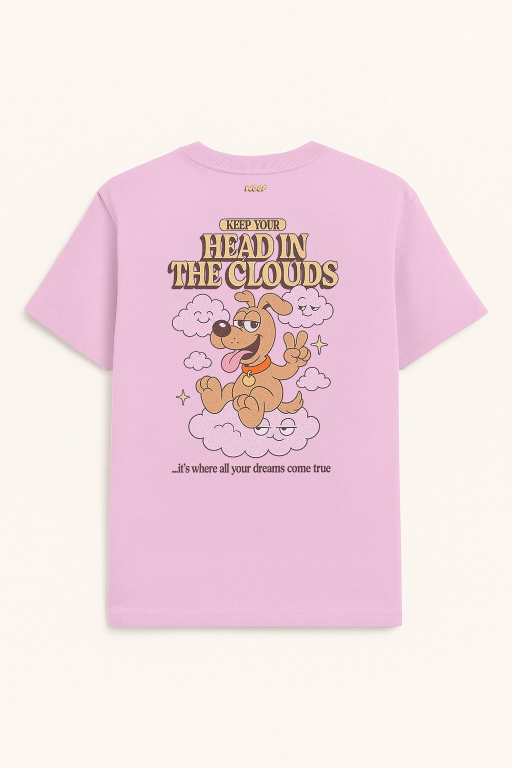 Cozy Head in the Clouds Unisex Dog T-Shirt - WOOF