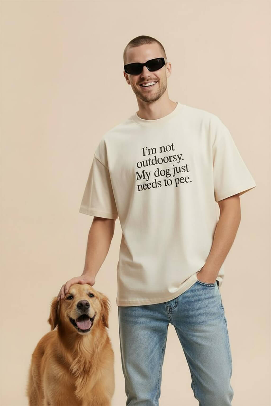 Funny Dog Outdoor Unisex T-Shirt