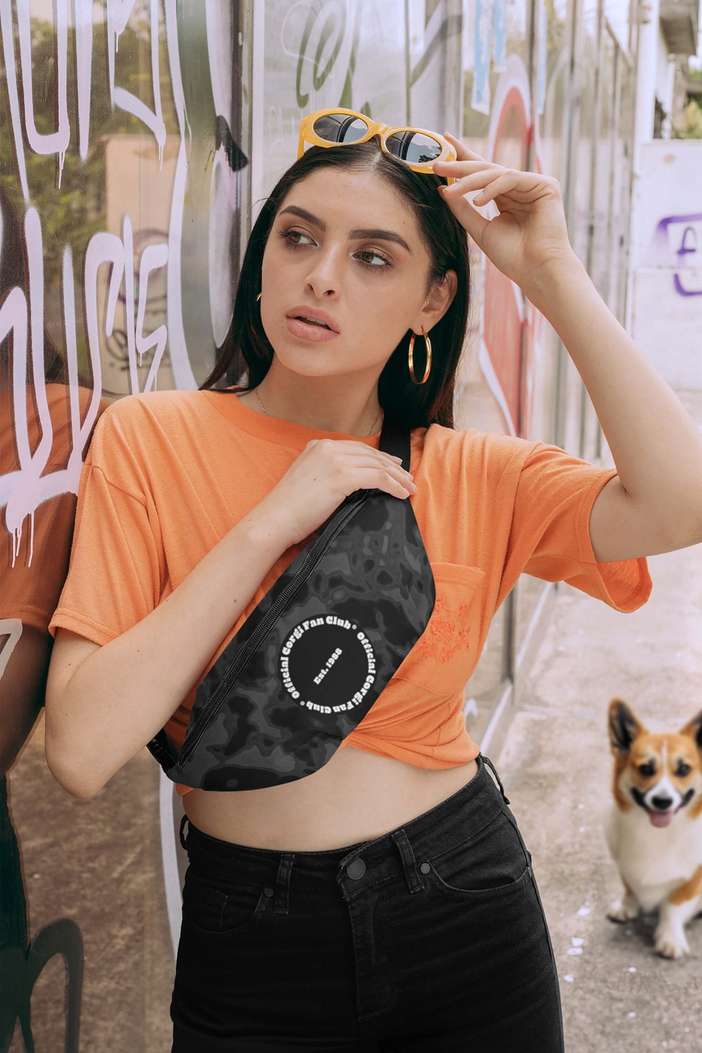 Official Corgi Fan Club© Elite Camo Fanny Pack - Dogloverclothing.com