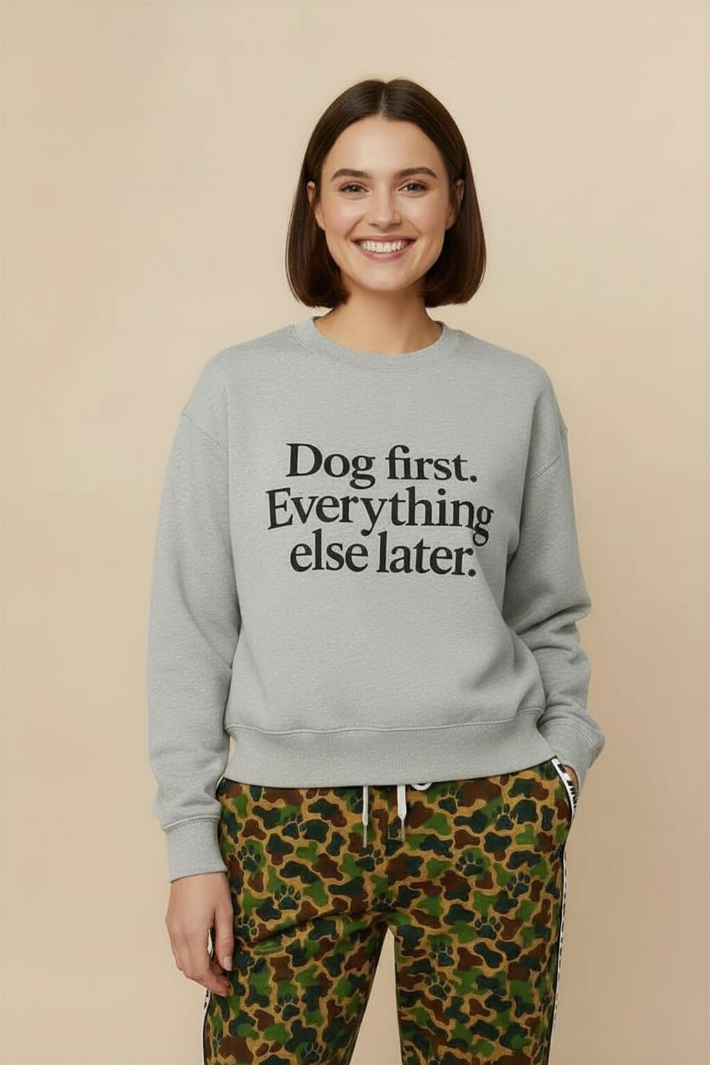 Funny Dog First Unisex Sweatshirt