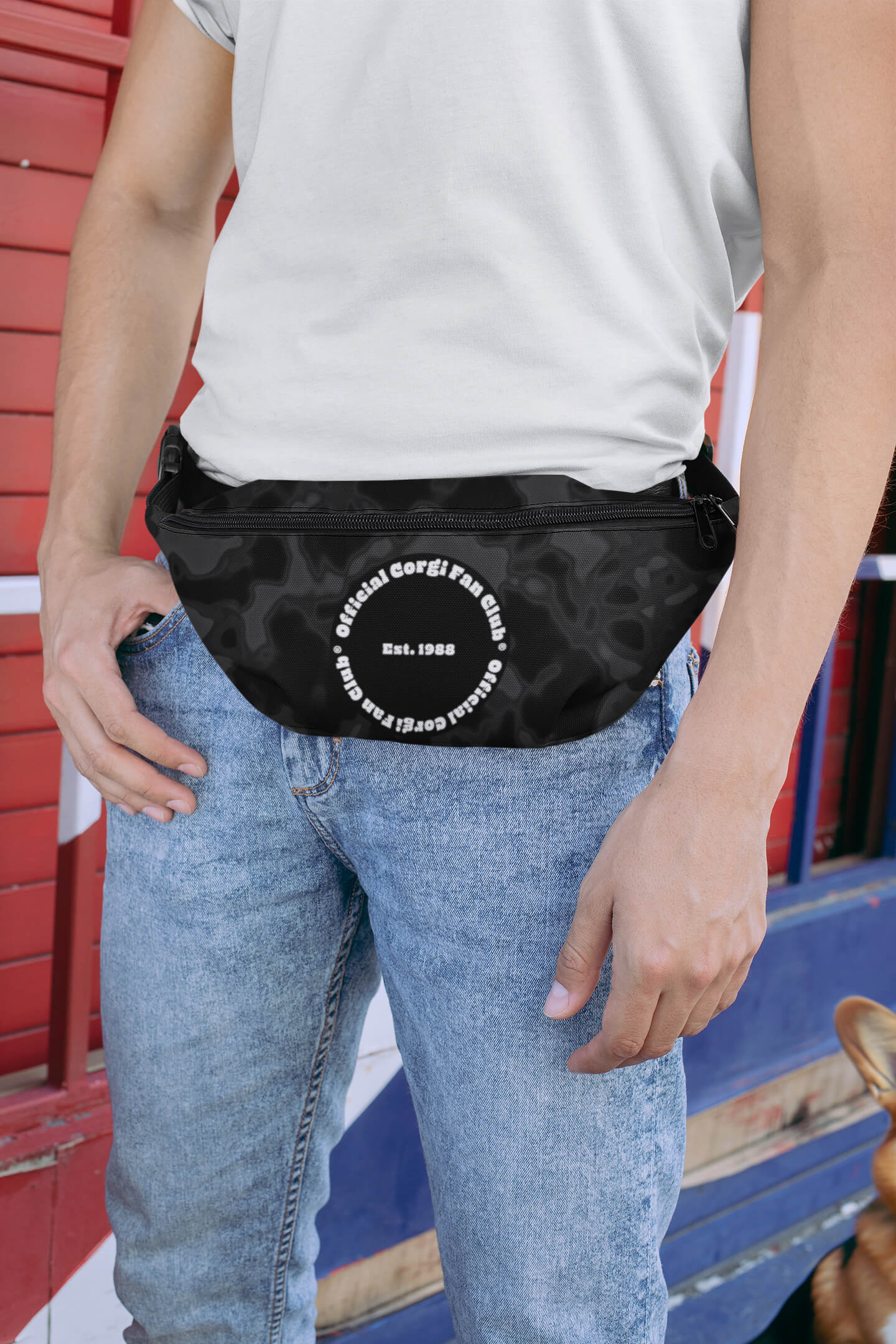Official Corgi Fan Club© Elite Camo Fanny Pack - Dogloverclothing.com