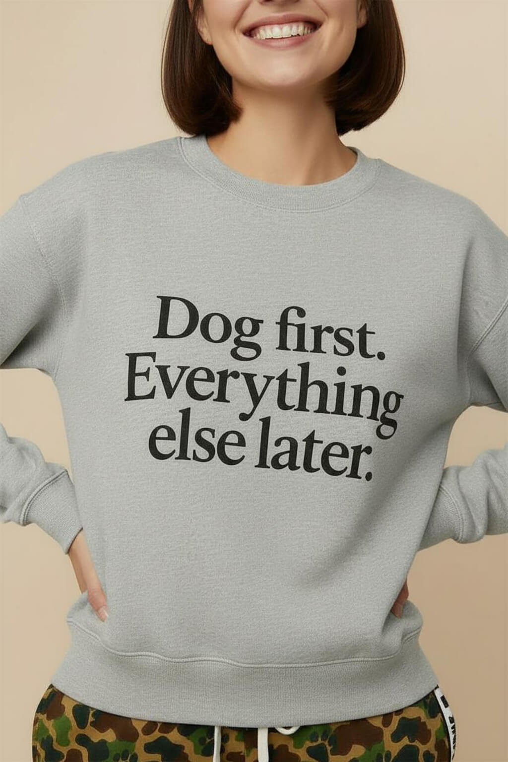 Funny Dog First Unisex Sweatshirt