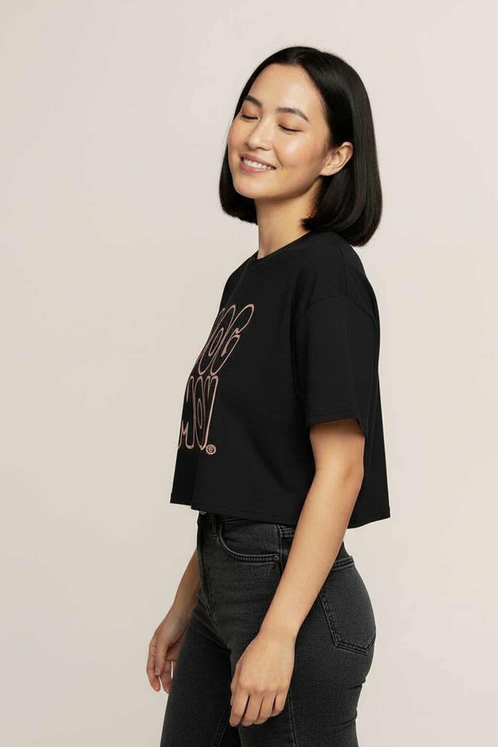 Oversized Dog Mom Crop Top