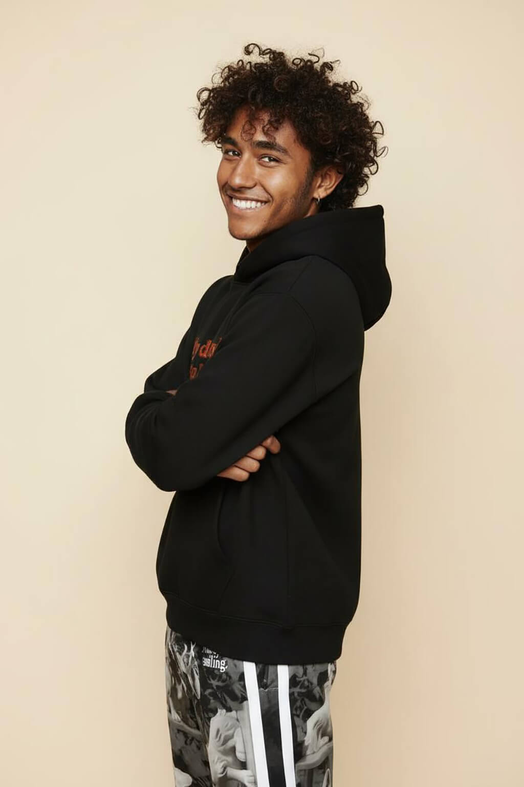 Bold My Dog And I Talk Embroidered Hoodie