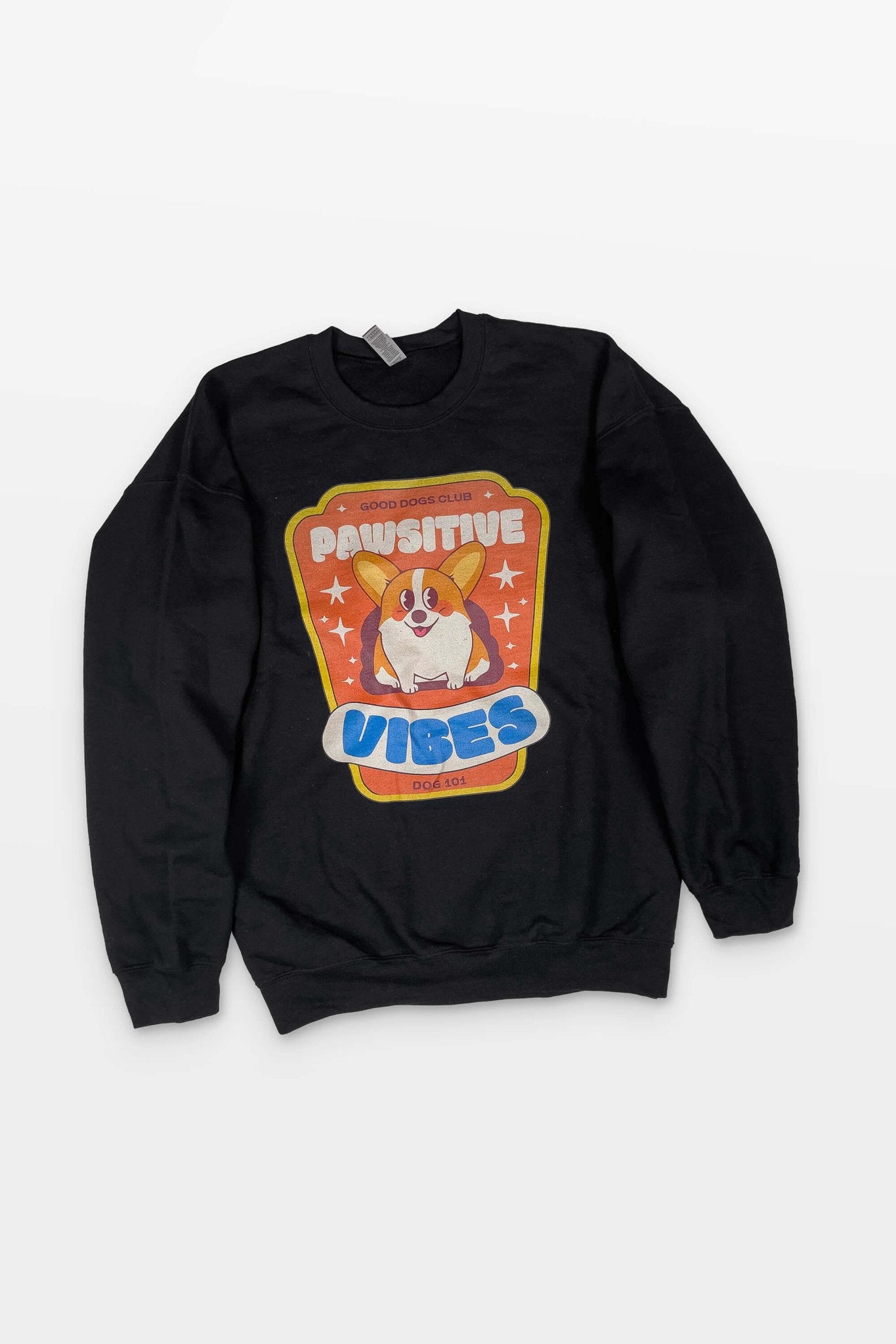 Pawsitive Vibes Corgi Premium Sweatshirt - Dogloverclothing.com