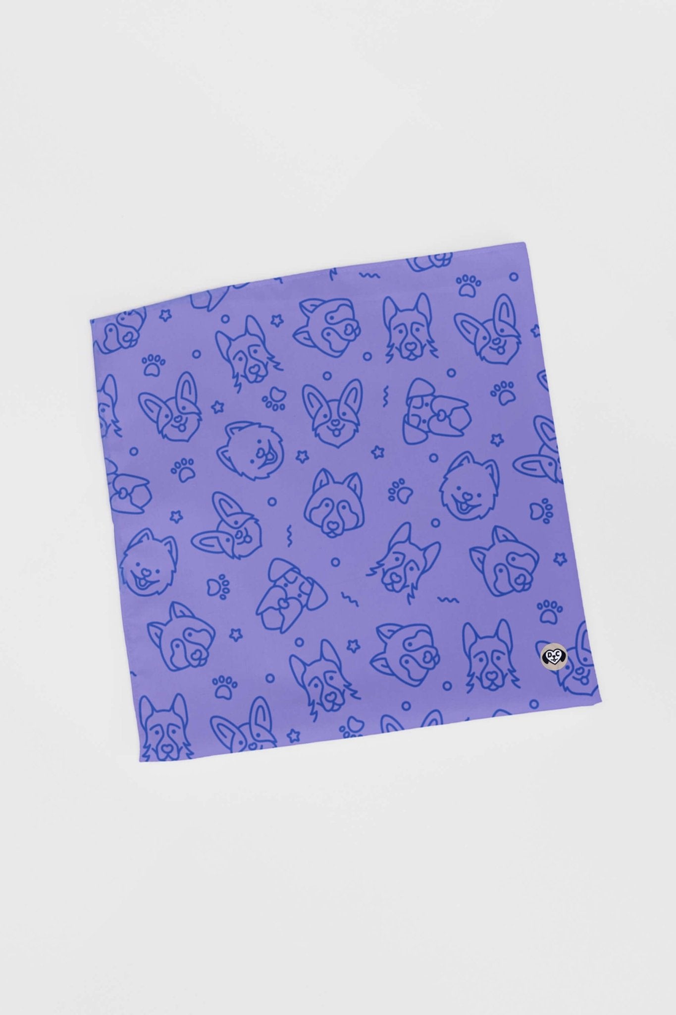 Lavender Dog Art Pet Bandana.