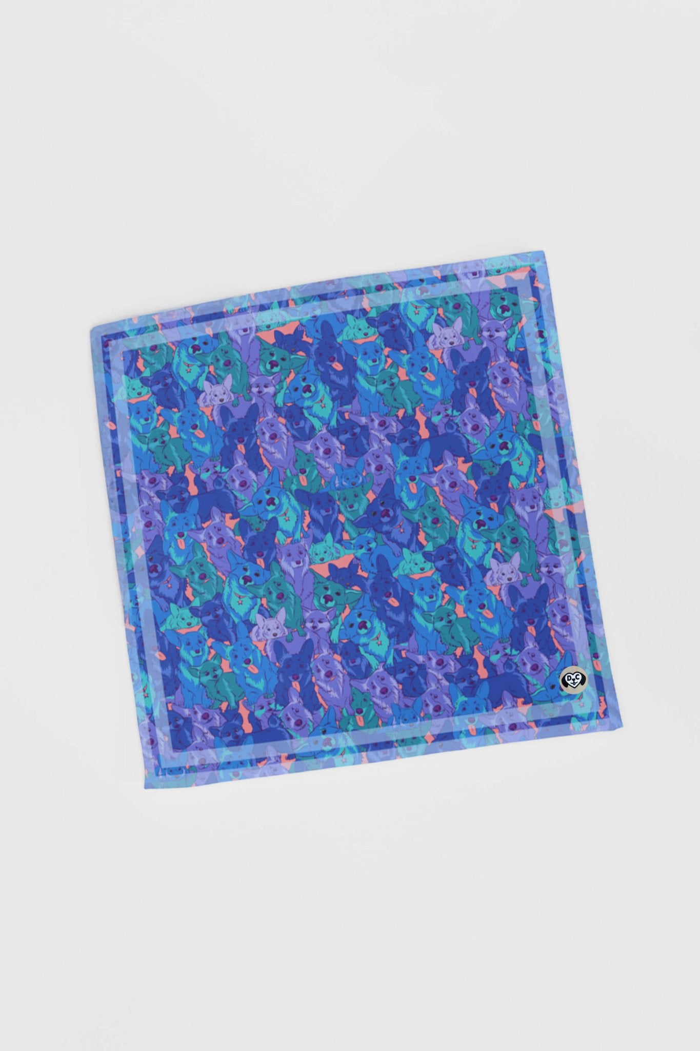 Dreamy Blues Pet Bandana.