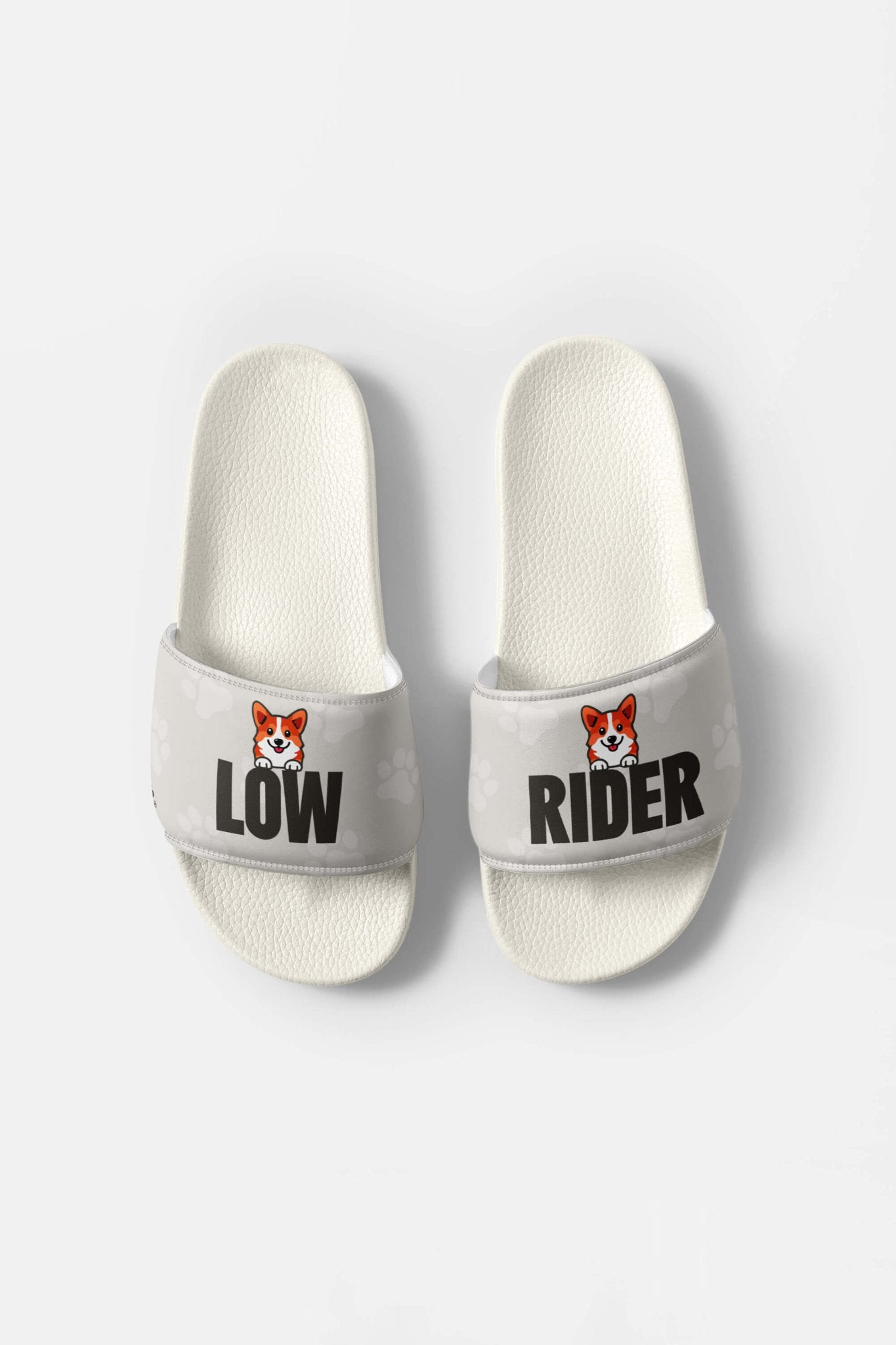 Comfy Corgi Rider Slides - Dogloverclothing.com