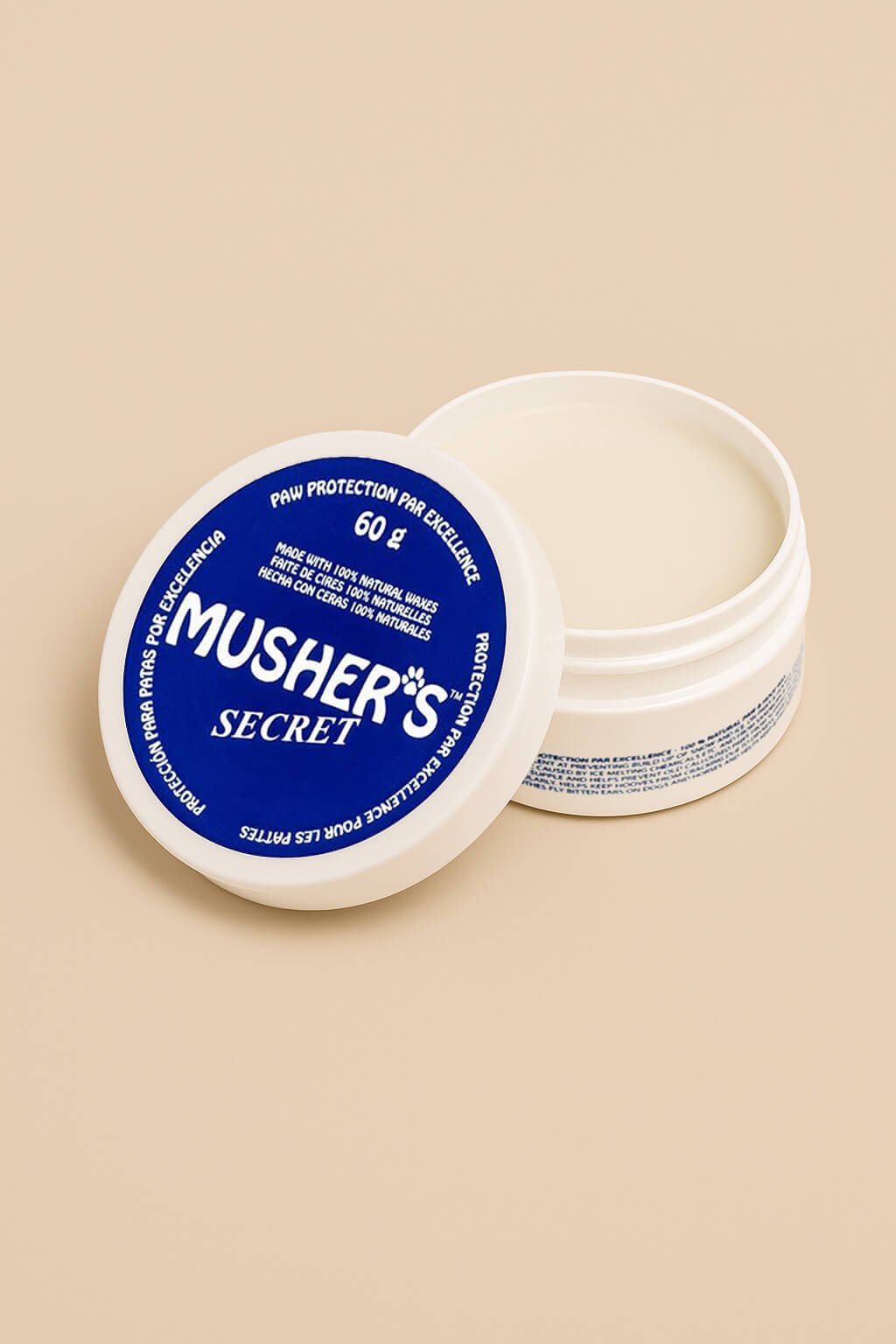Musher's Secret Moisturizing Dog Paw Wax 60g (2.1 oz).