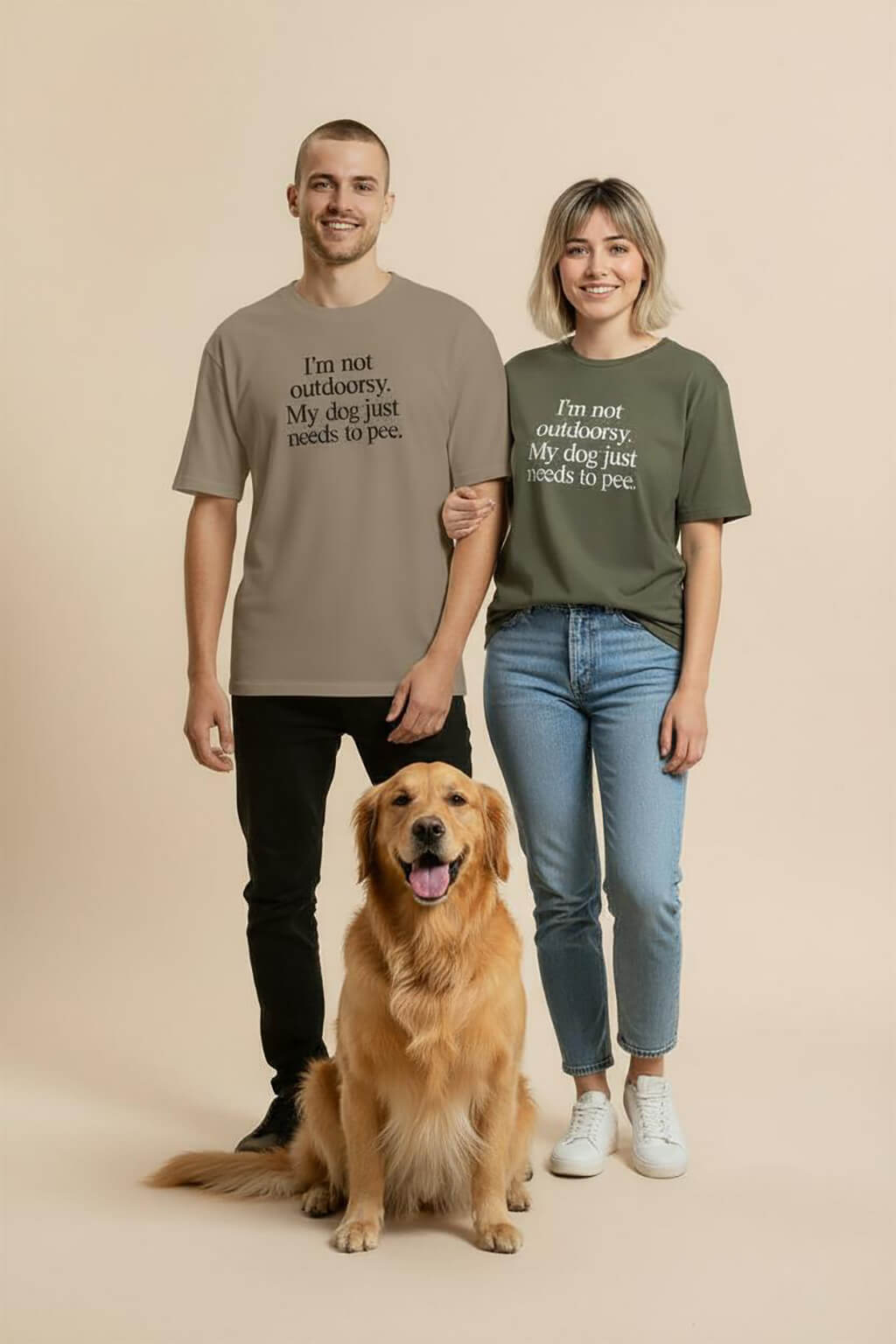 Funny Dog Outdoor Unisex T-Shirt