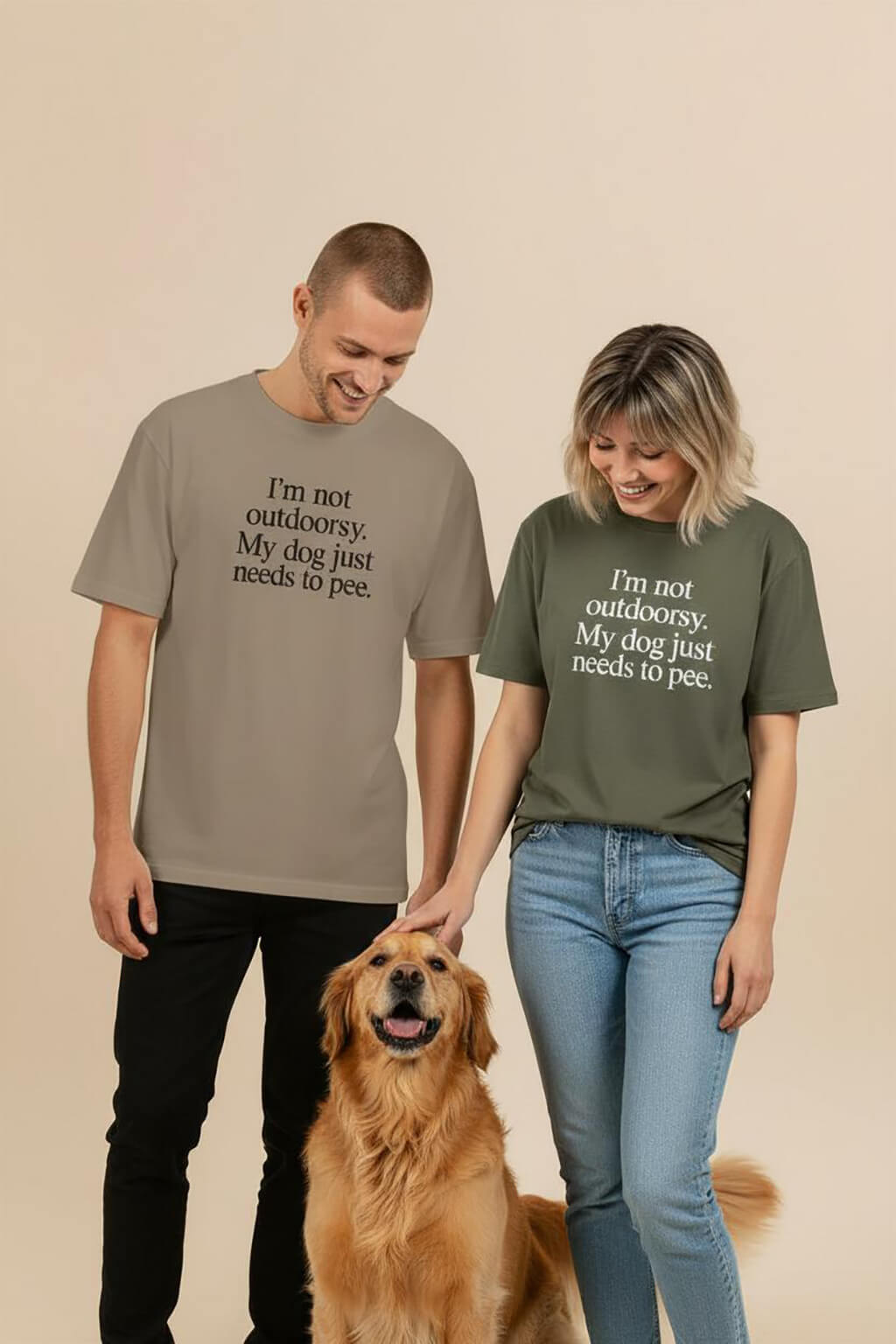 Funny Dog Outdoor Unisex T-Shirt