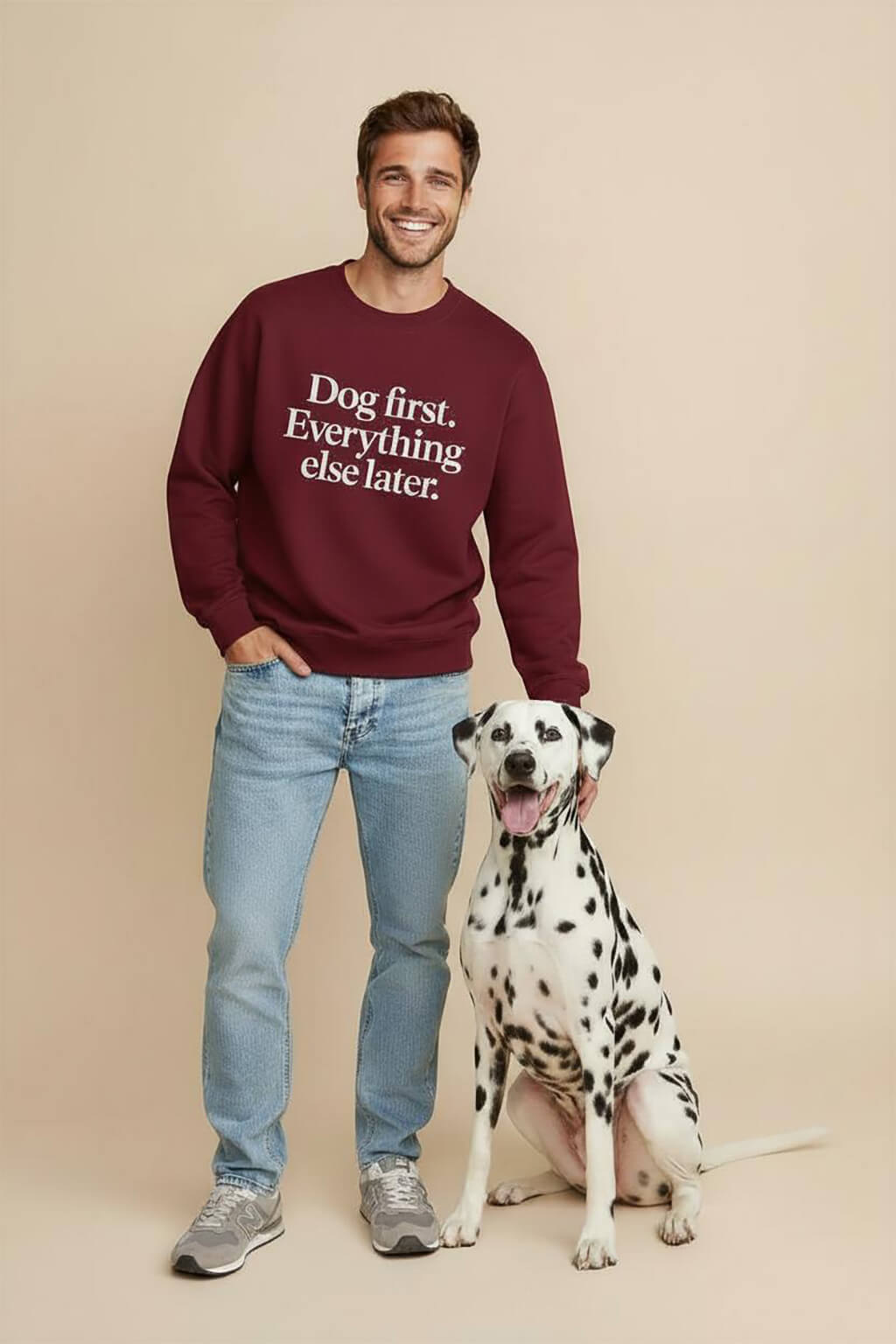 Funny Dog First Unisex Sweatshirt