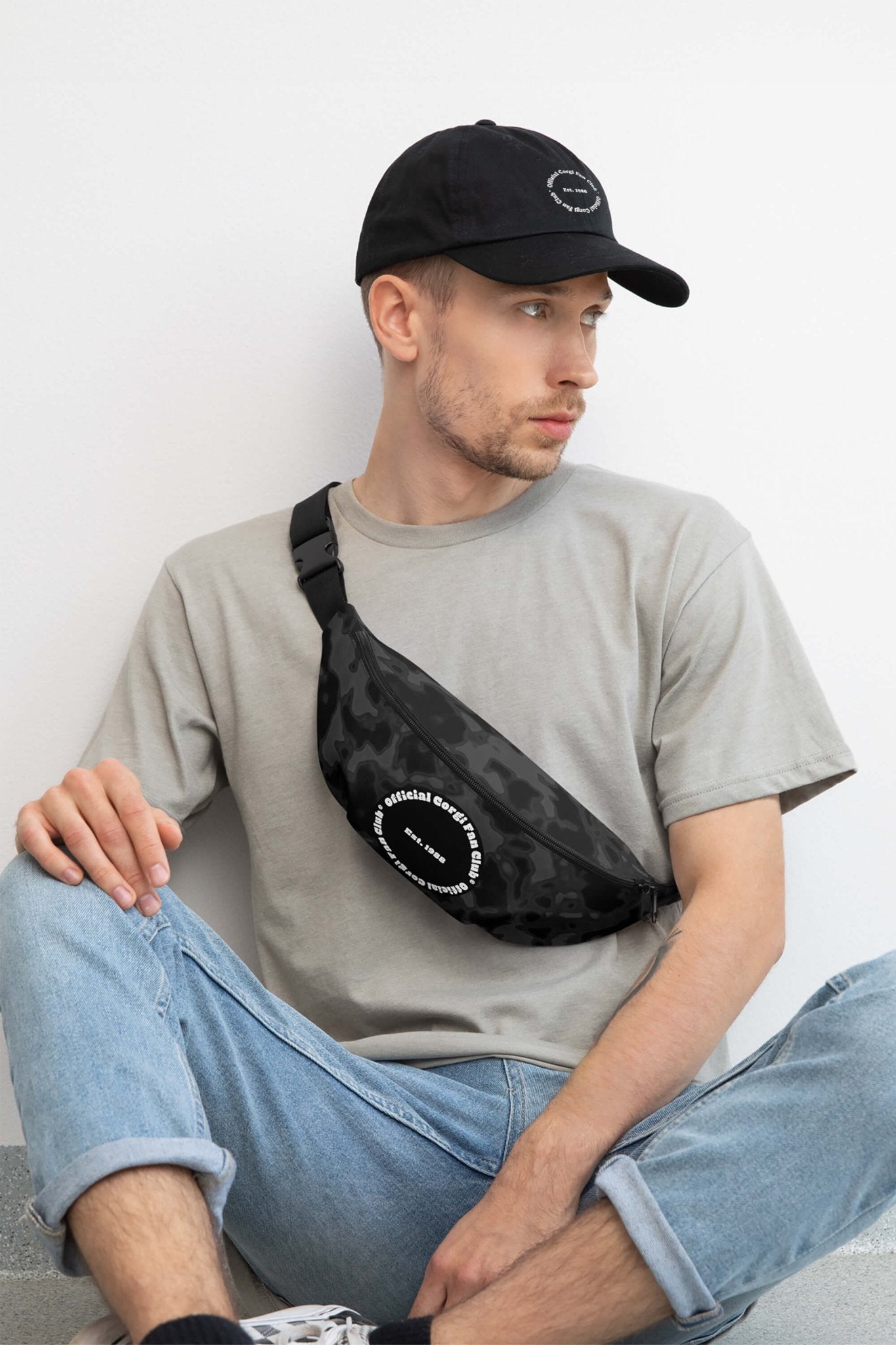 Official Corgi Fan Club© Elite Camo Fanny Pack - Dogloverclothing.com