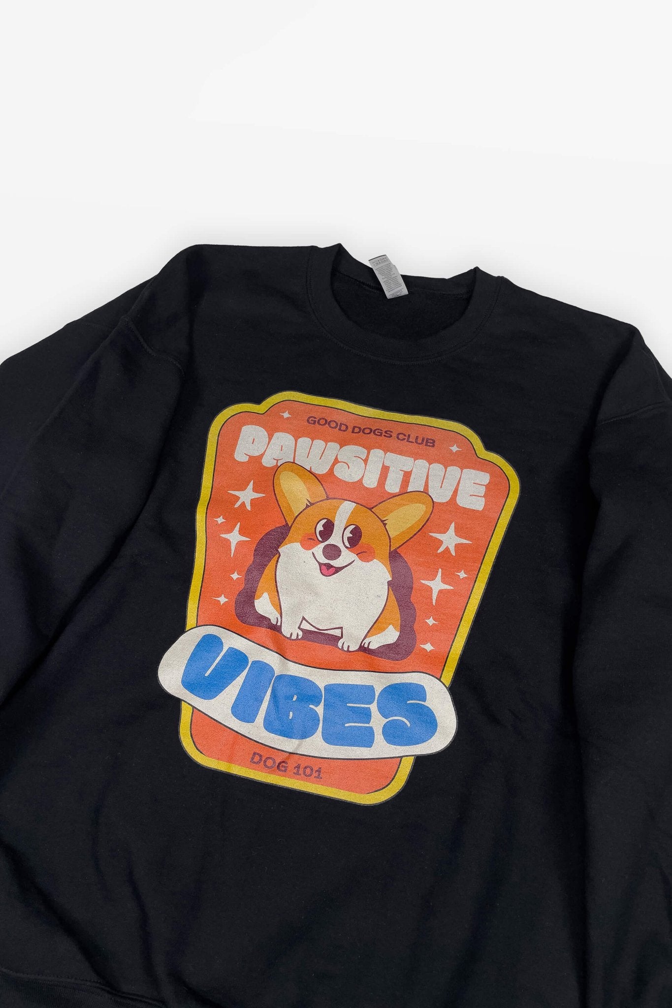 Pawsitive Vibes Corgi Premium Sweatshirt - Dogloverclothing.com