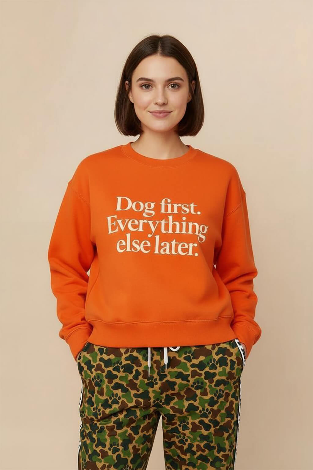 Funny Dog First Unisex Sweatshirt