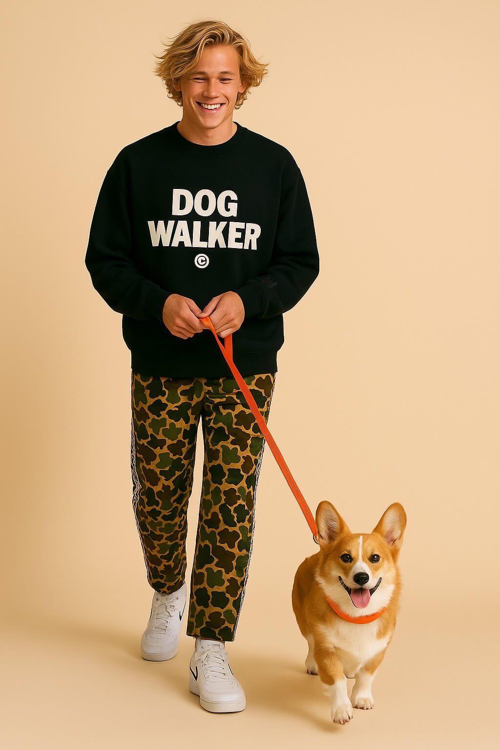 Dog Walker Unisex Sweatshirt.