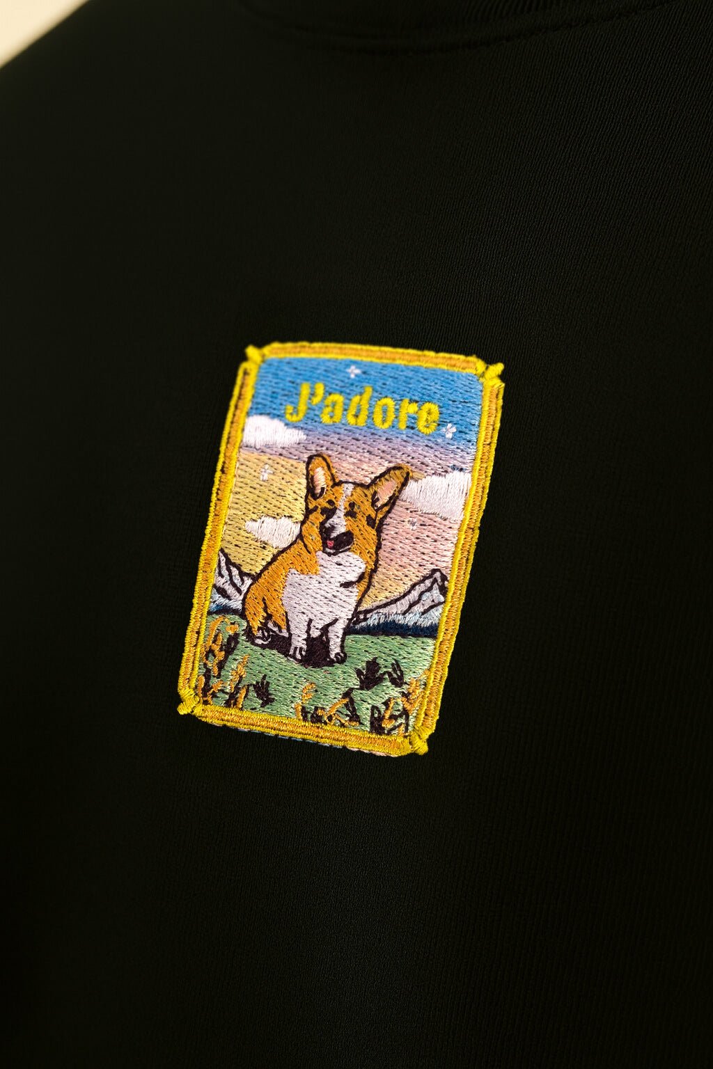 Exclusive Corgi Couture Embroidered Sweatshirt