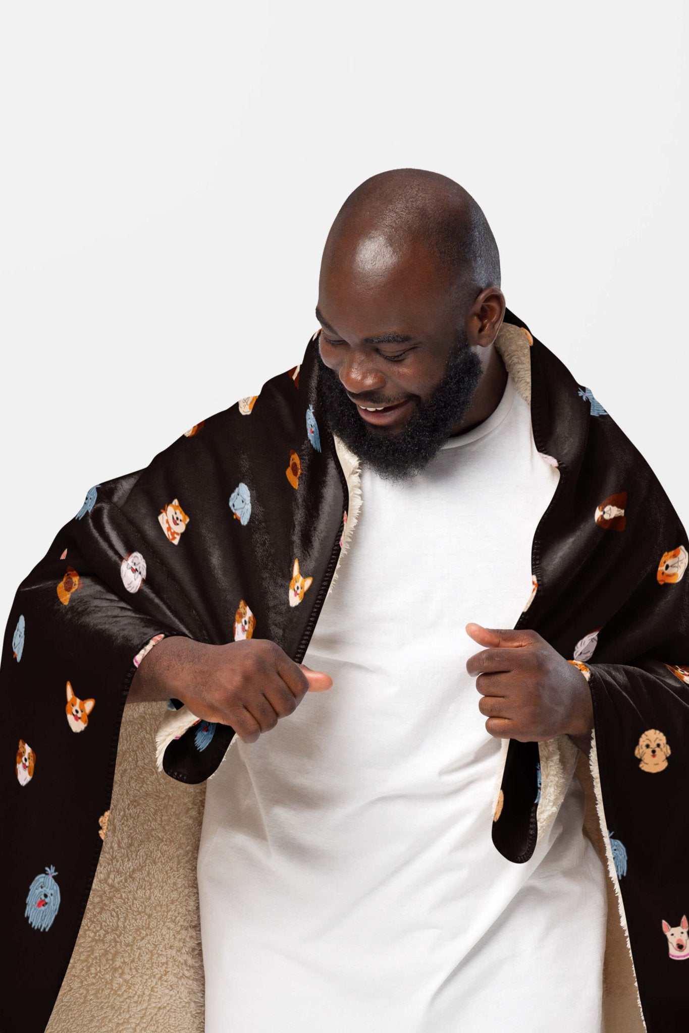 Doggy Dreams Ultra Plush Sherpa Blanket.