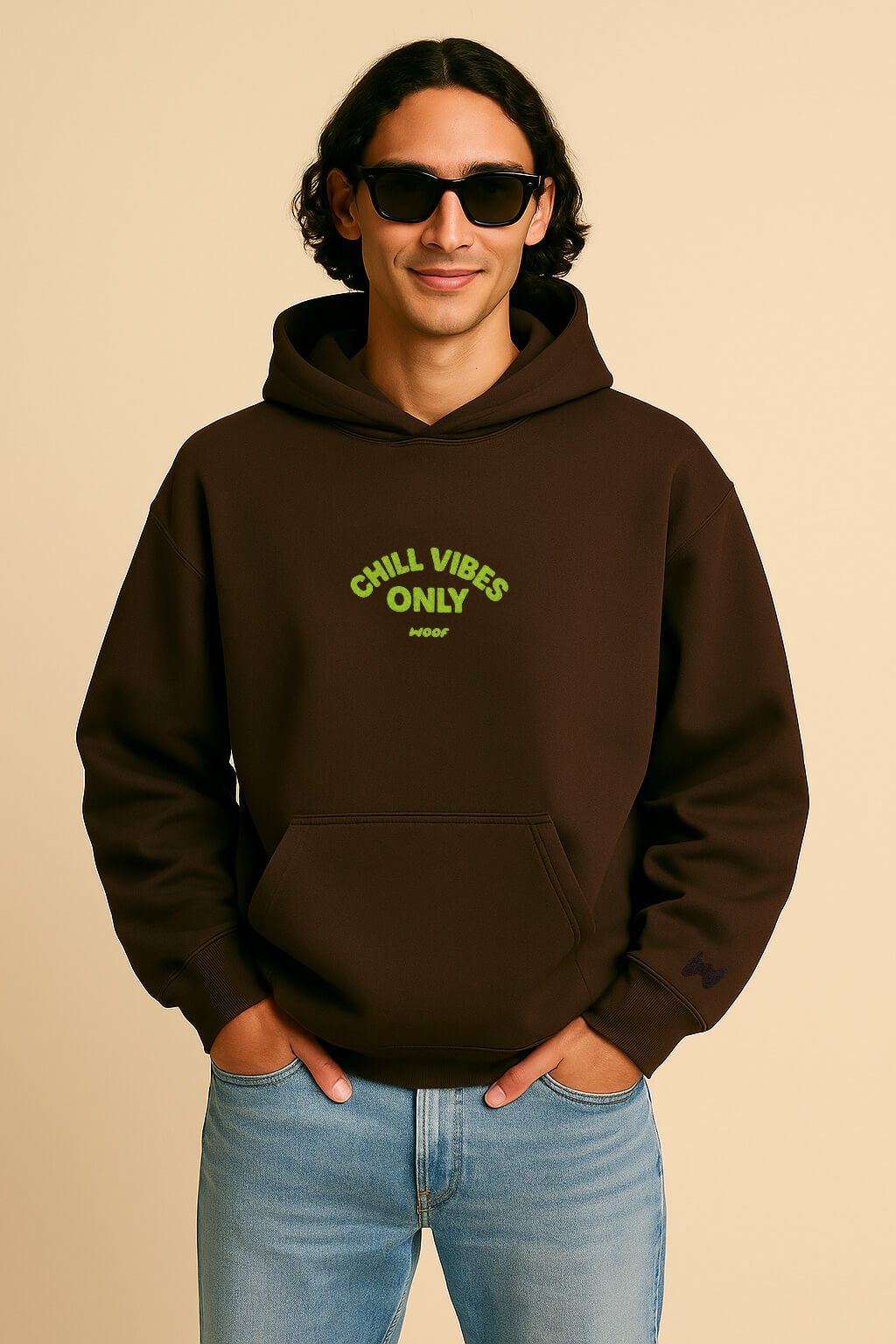 Cute Frenchie Chill Vibes Only Unisex Hoodie - WOOF