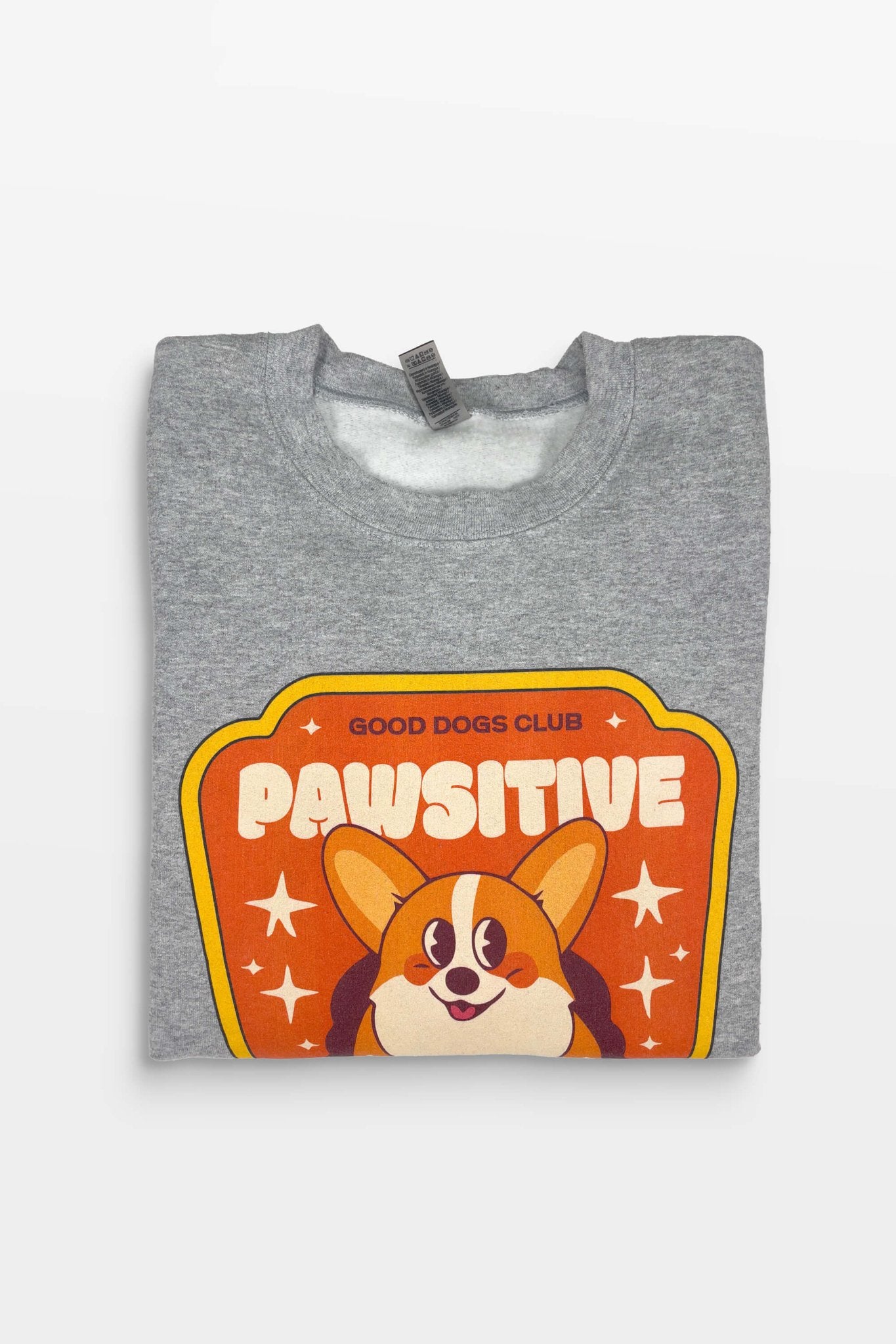 Pawsitive Vibes Corgi Premium Sweatshirt - Dogloverclothing.com