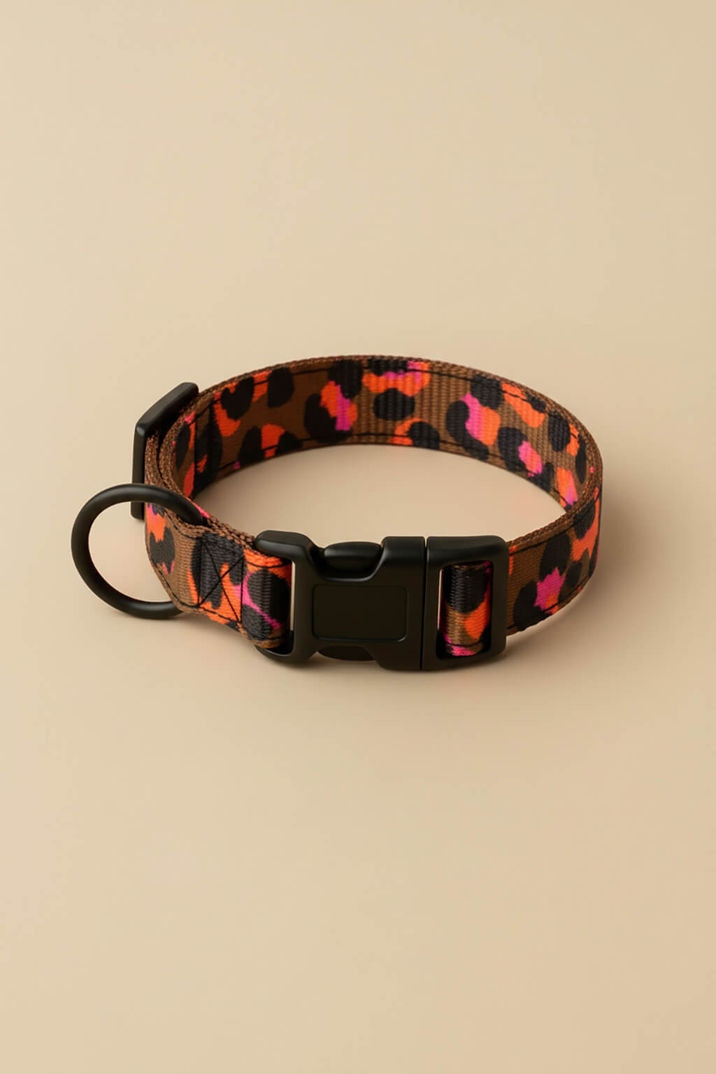 Elegant Leopard Dog Collar & Leash Set