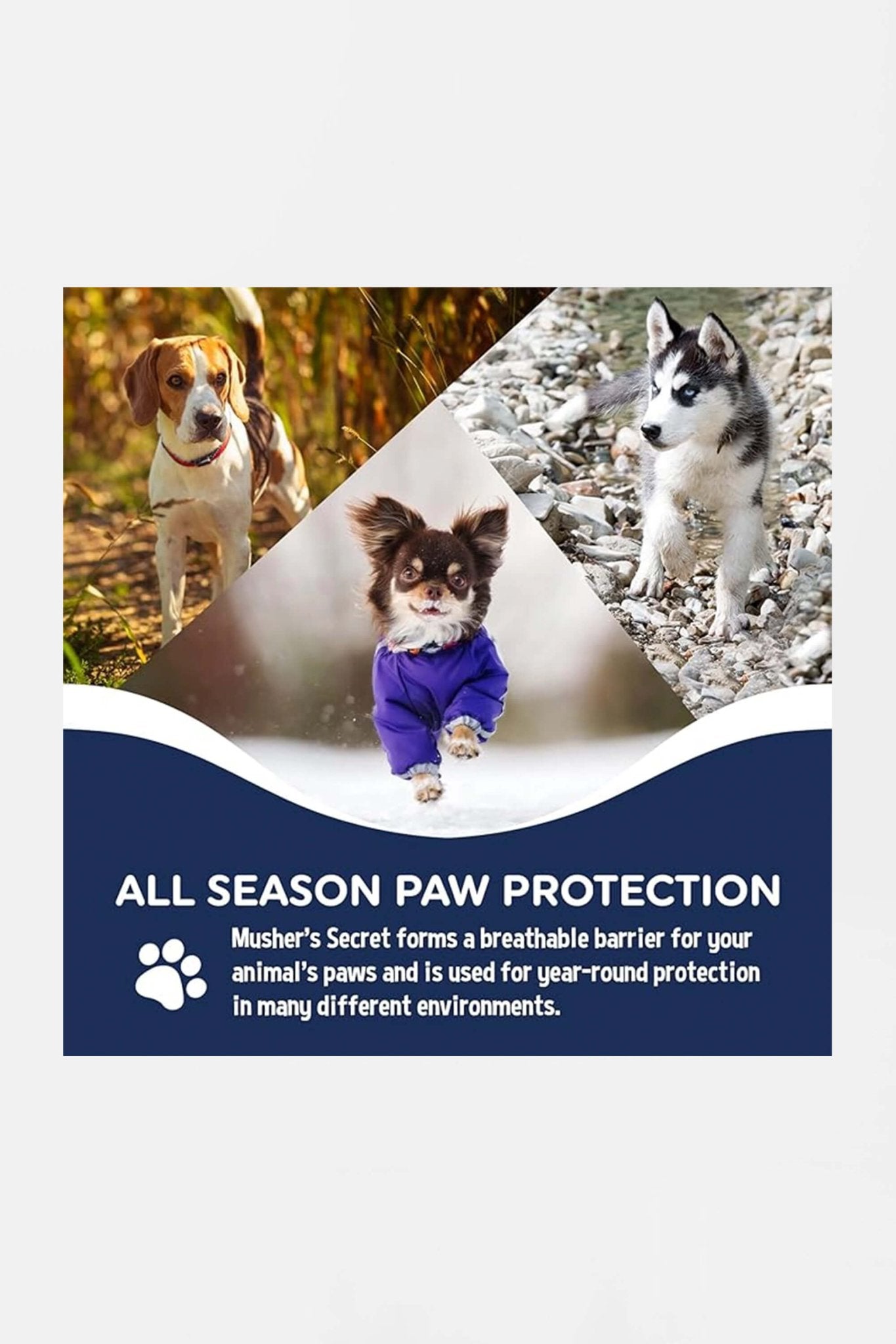 Musher's Secret Moisturizing Dog Paw Wax 60g (2.1 oz).