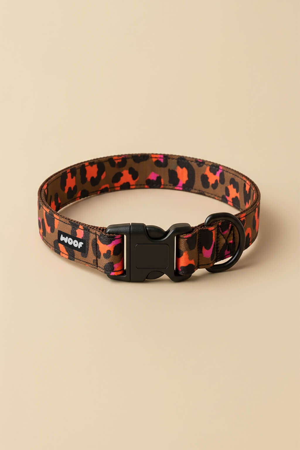 Elegant Leopard Dog Collar & Leash Set