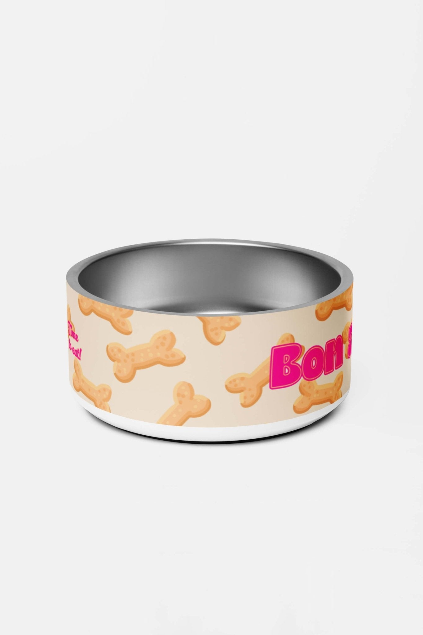 Adorable "Bon-a-paw-tit" Dog Pet Bowl.