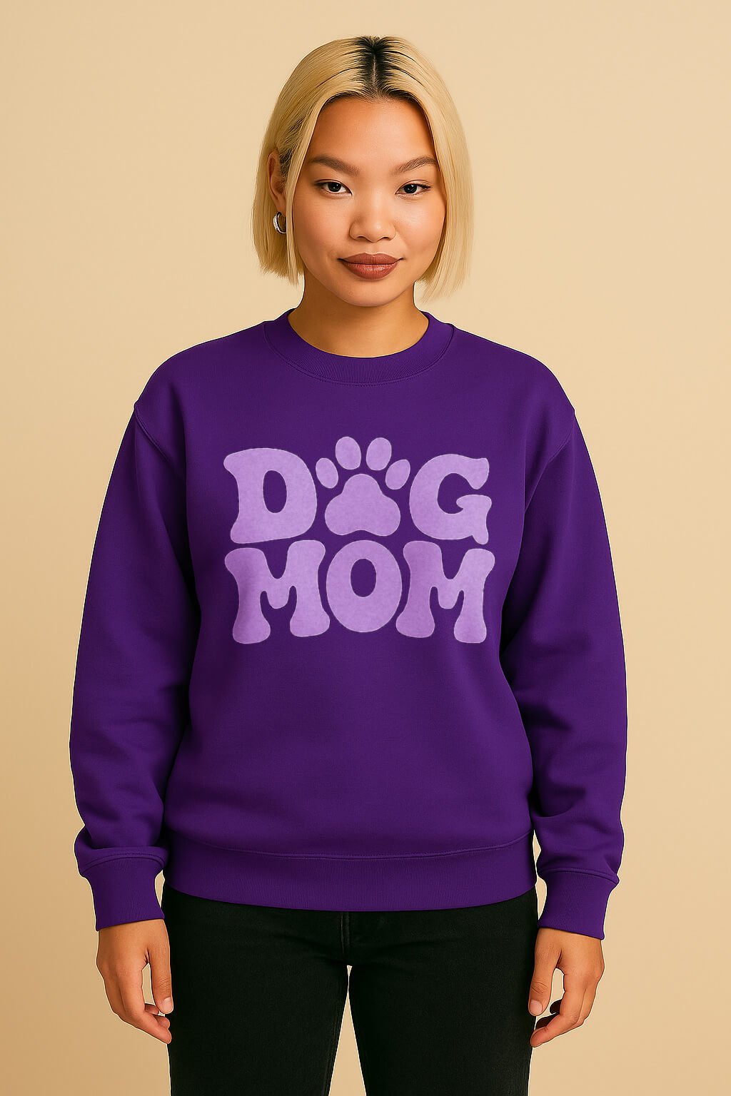 Stylish Dog Mom Sweatshirt.
