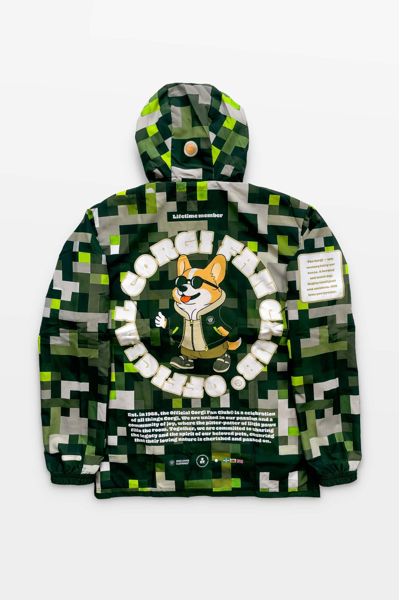 Official Corgi Fan Club© Ultimate Dogwalker Rain Jacket - Dogloverclothing.com