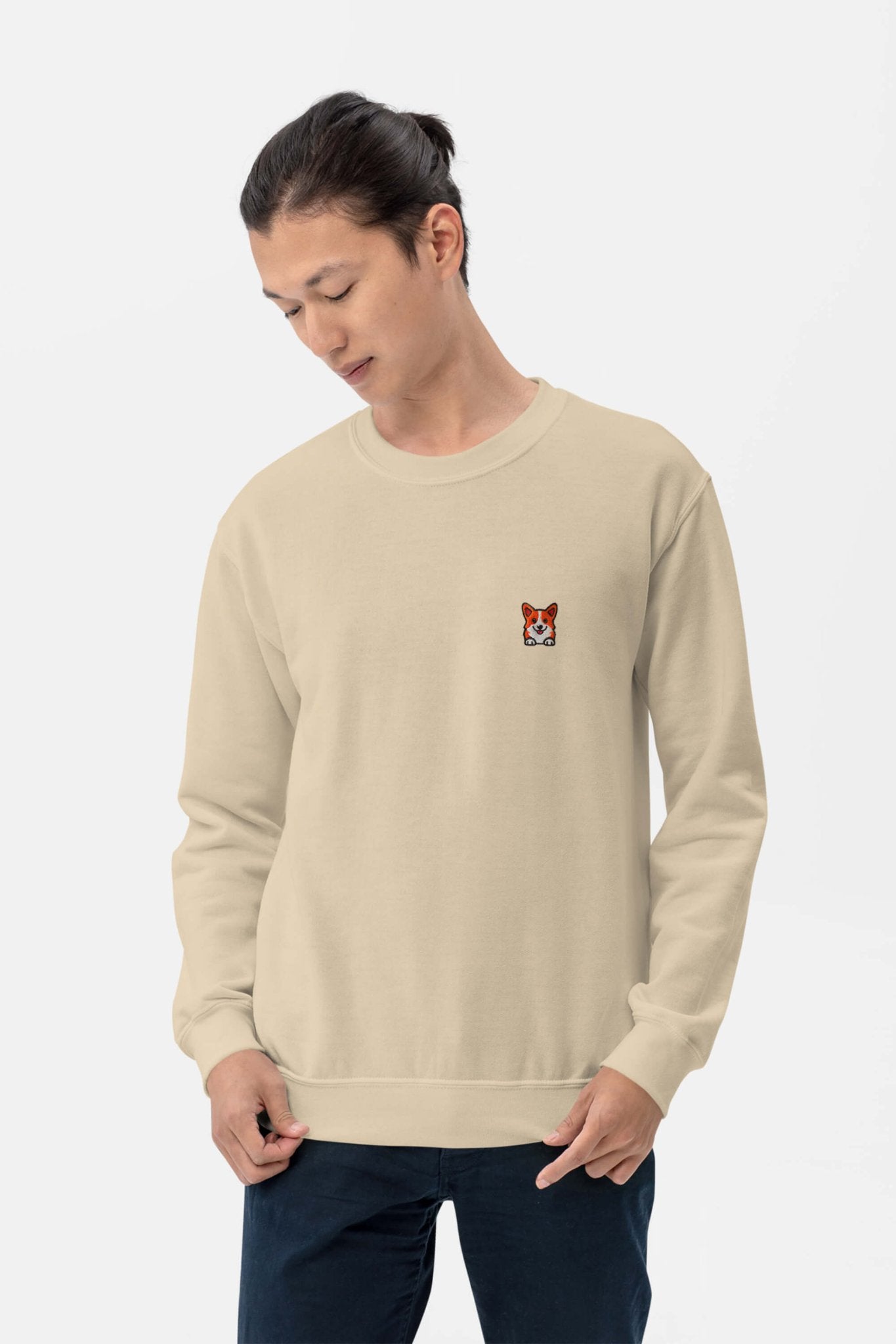 Premium Corgi Pocket Pal Sweatshirt - Dogloverclothing.com