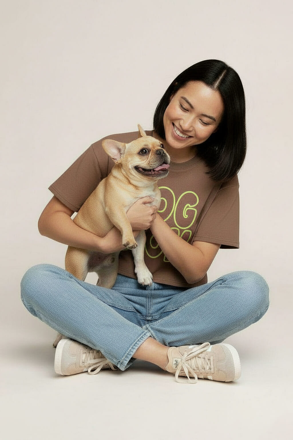 Oversized Dog Mom Crop Top