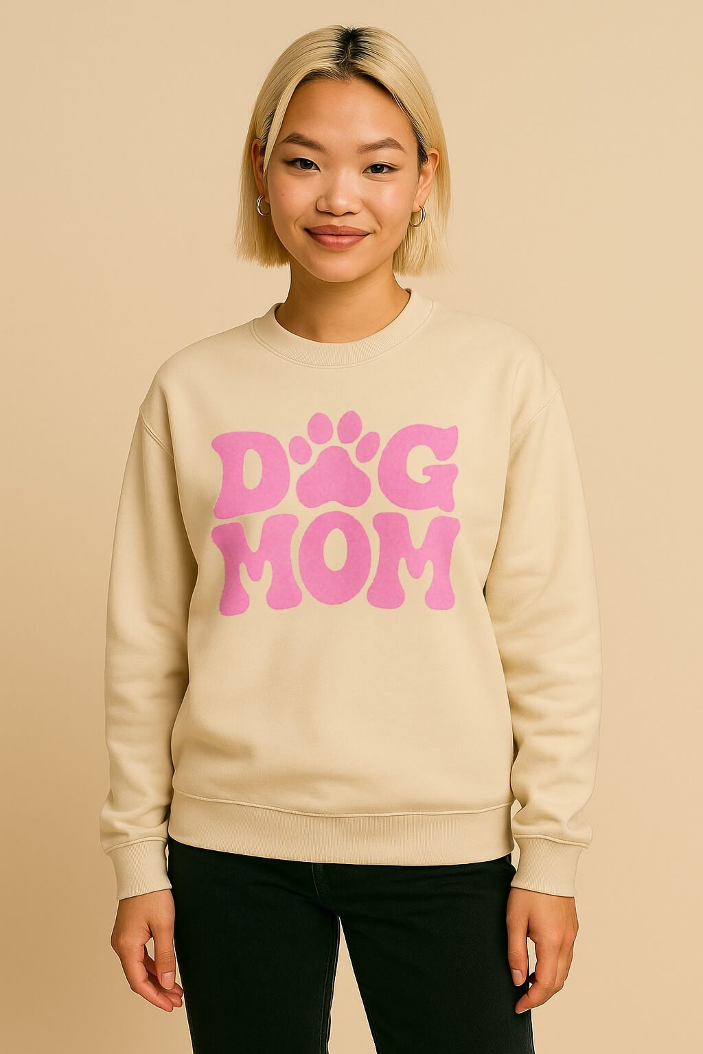 Stylish Dog Mom Sweatshirt.