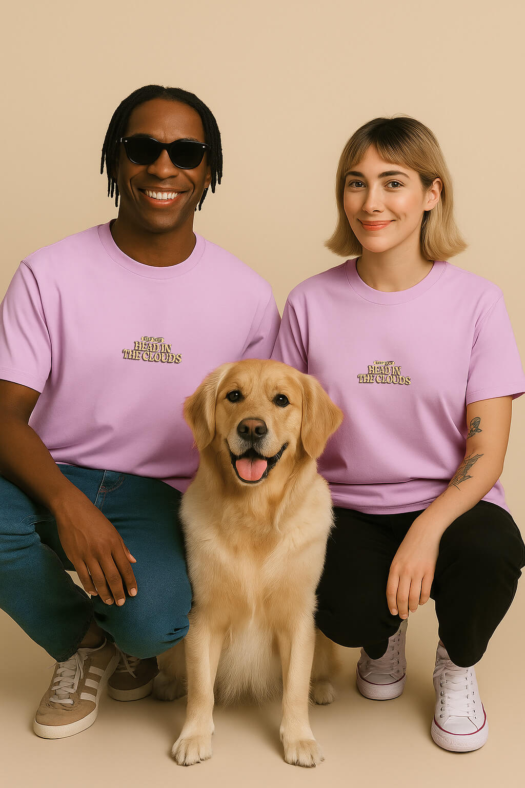 Cozy Head in the Clouds Unisex Dog T-Shirt - WOOF
