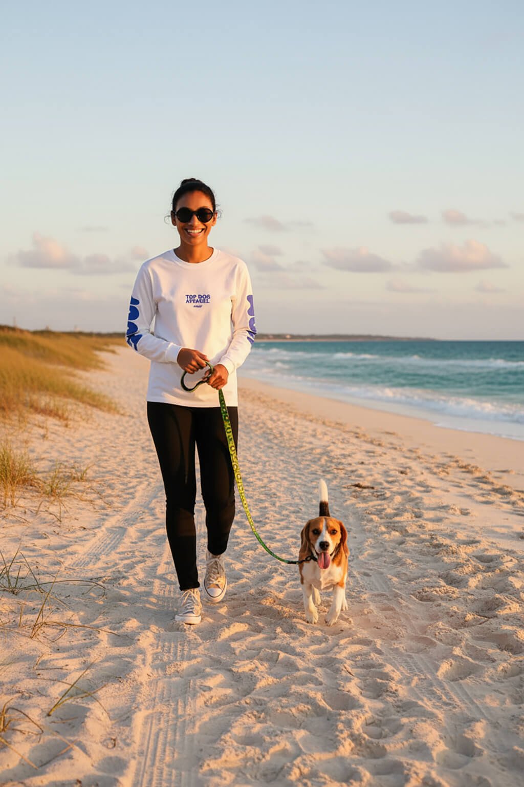 Kiwi Heaven Dog Collar & Leash Set - WOOF