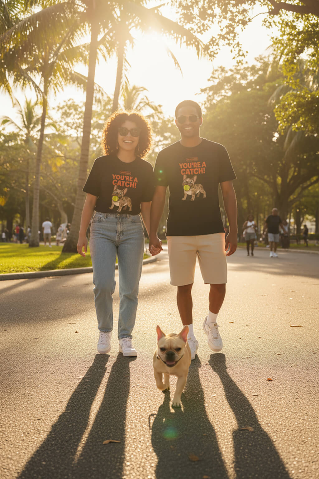 Soft You're a Catch Frenchie Unisex T-Shirt - WOOF