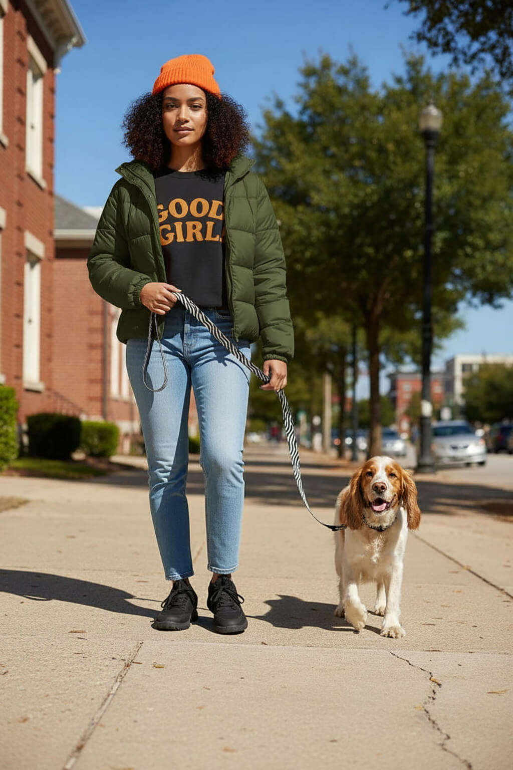 Zebra Dog Collar & Leash Set