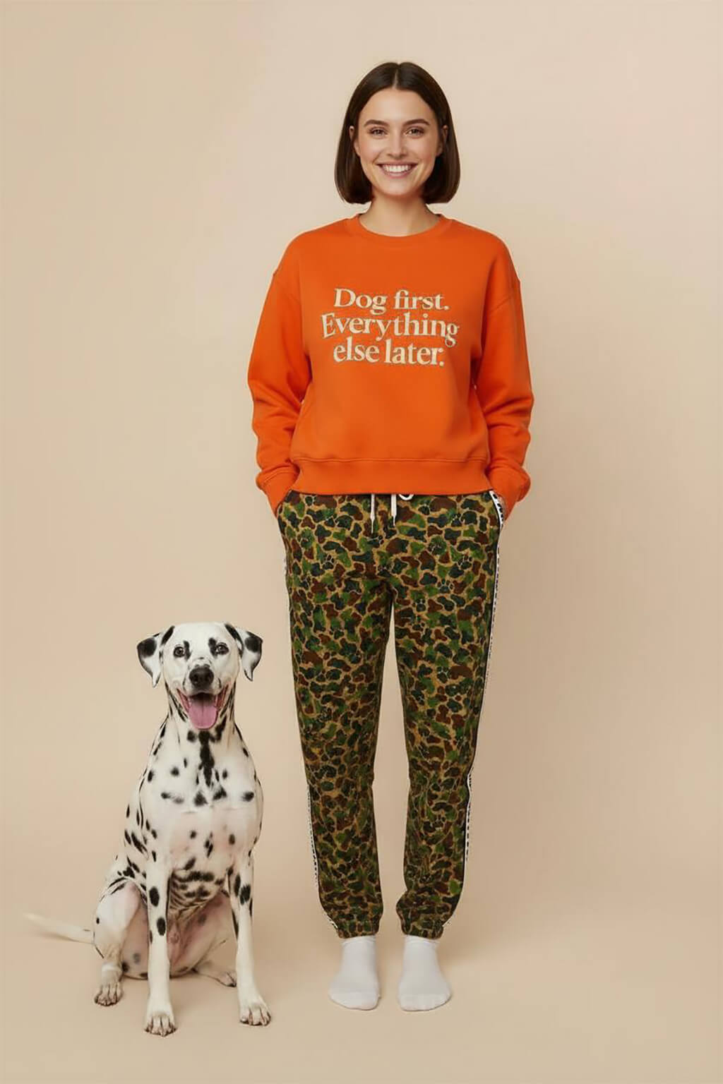 Funny Dog First Unisex Sweatshirt