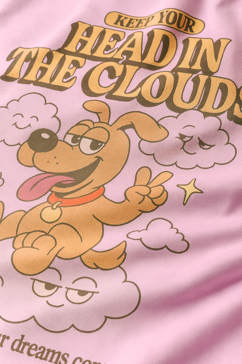 Cozy Head in the Clouds Unisex Dog T-Shirt - WOOF
