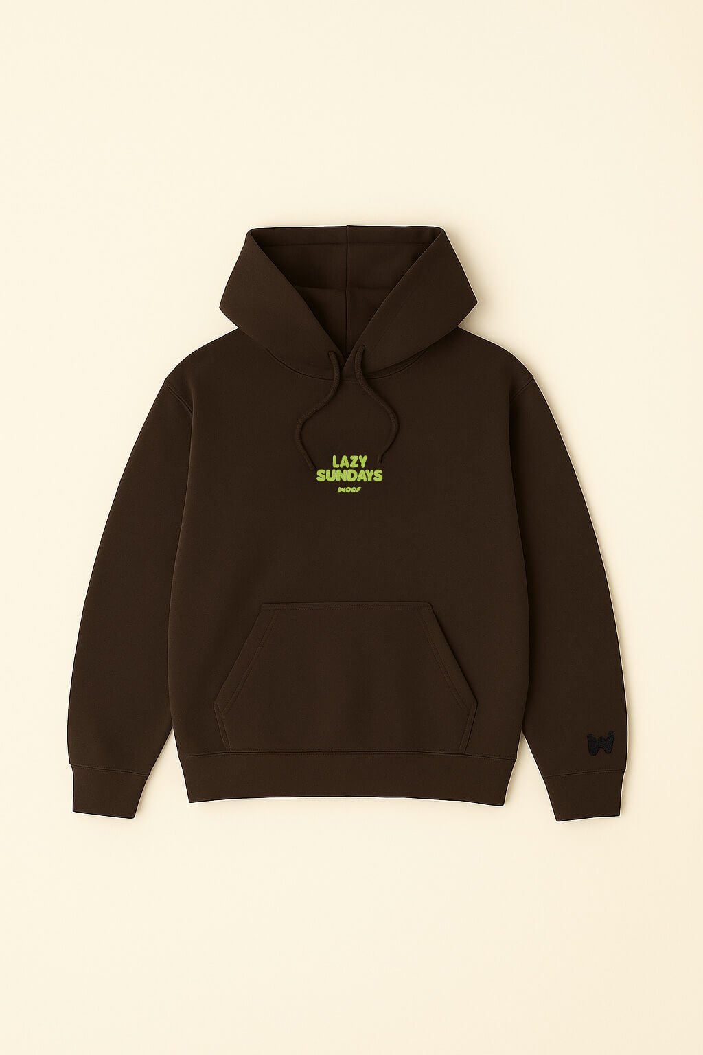 Cozy Lazy Sundays Unisex Frenchie Hoodie.