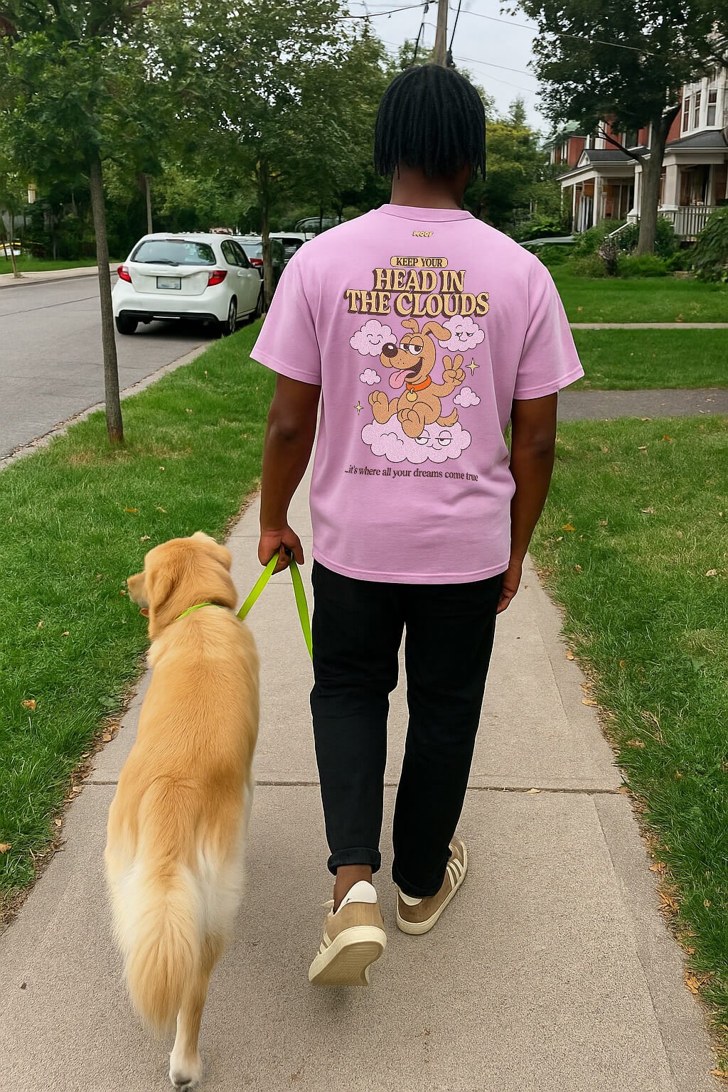 Cozy Head in the Clouds Unisex Dog T-Shirt - WOOF