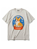 Grey Best Dog Supreme T-Shirt from WOOF, front view of the print