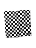Checkered Dog Bandana from WOOF, front view of the print