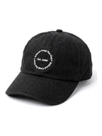 Black Official Corgi Fan Club Cap from WOOF, front view