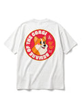 Back of the white Official Corgi Fan Club T-Shirt from WOOF