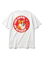 Back of the white Official Corgi Fan Club T-Shirt from WOOF